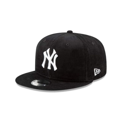 Sapca New Era New York Yankees MLB Corduroy 9FIFTY Snapback - Negrii